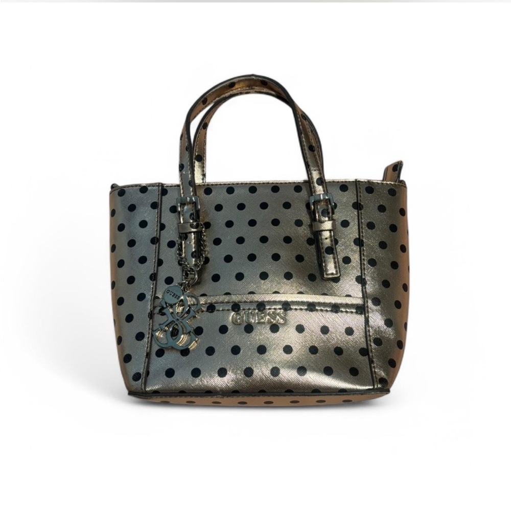 Vintage y2k guess pink and black polka dot bag 💼